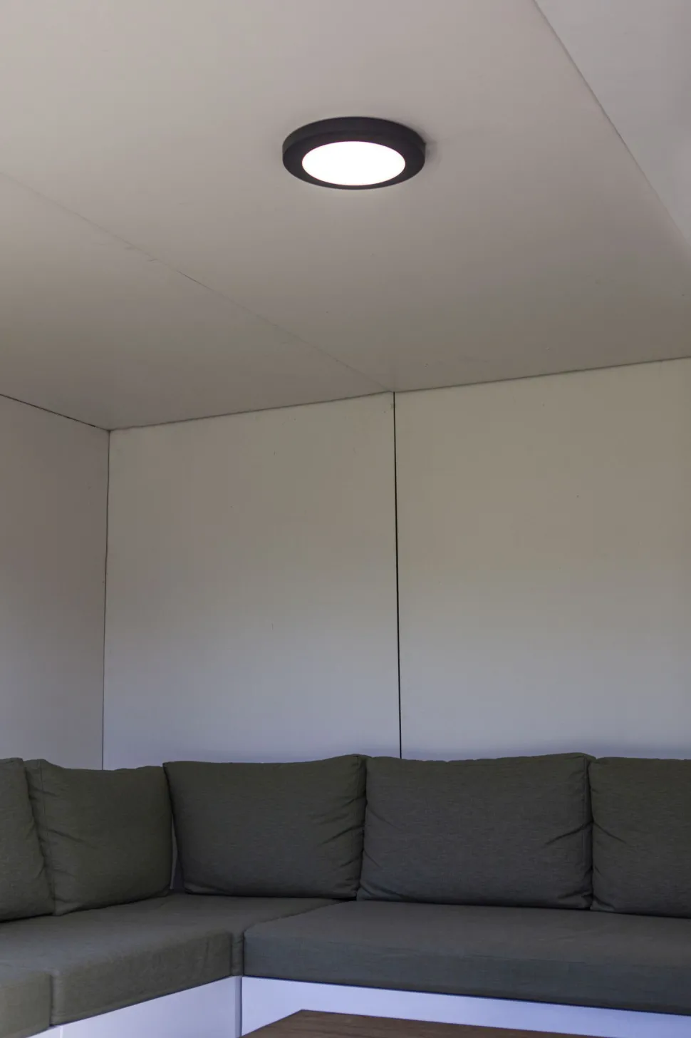 LED Deckenlampe außen Anthrazit Aluminium IP54 Ø30,5 cm