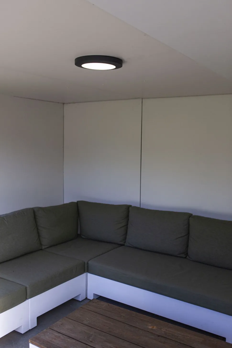 LED Deckenlampe außen Anthrazit Aluminium IP54 Ø30,5 cm