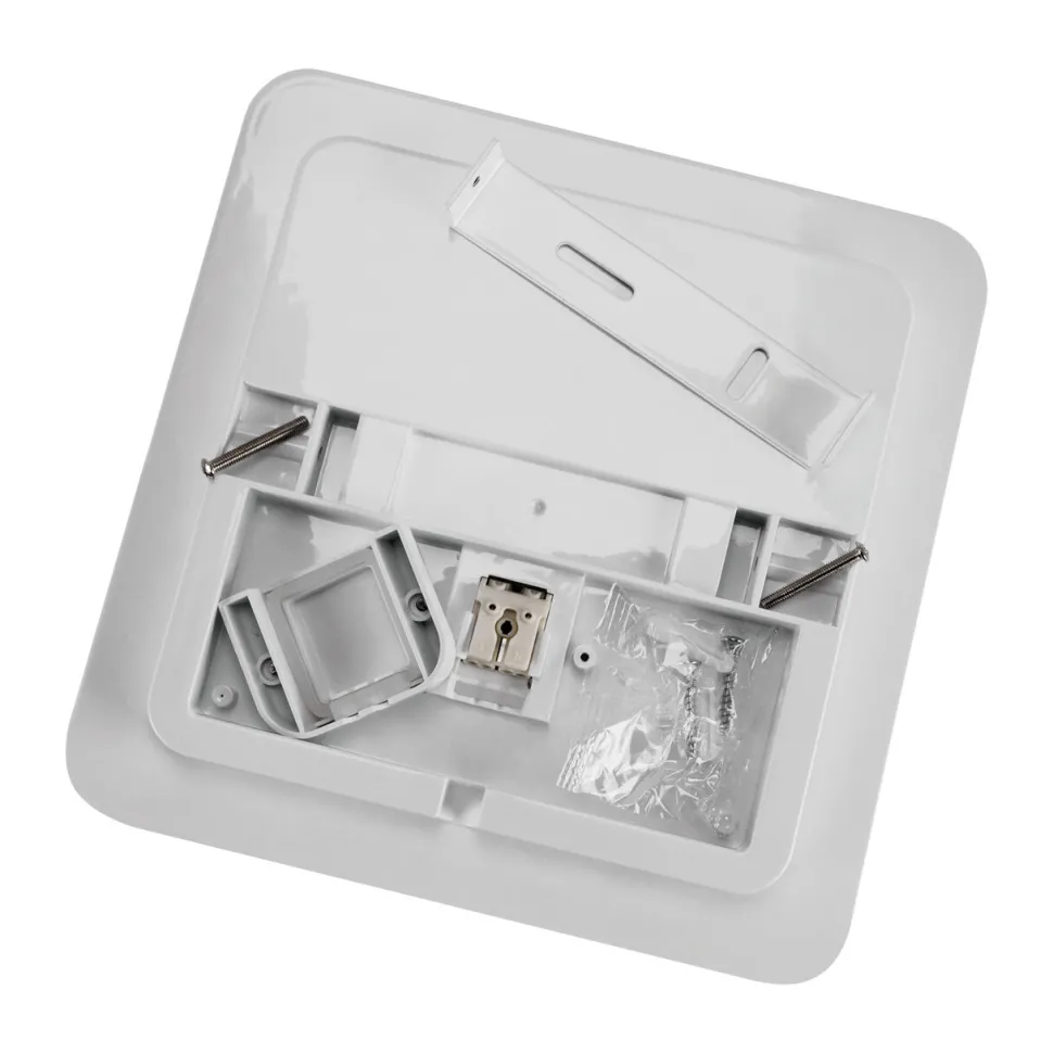 LED Deckenlampe außen IP55 22 cm breit klein Weiß