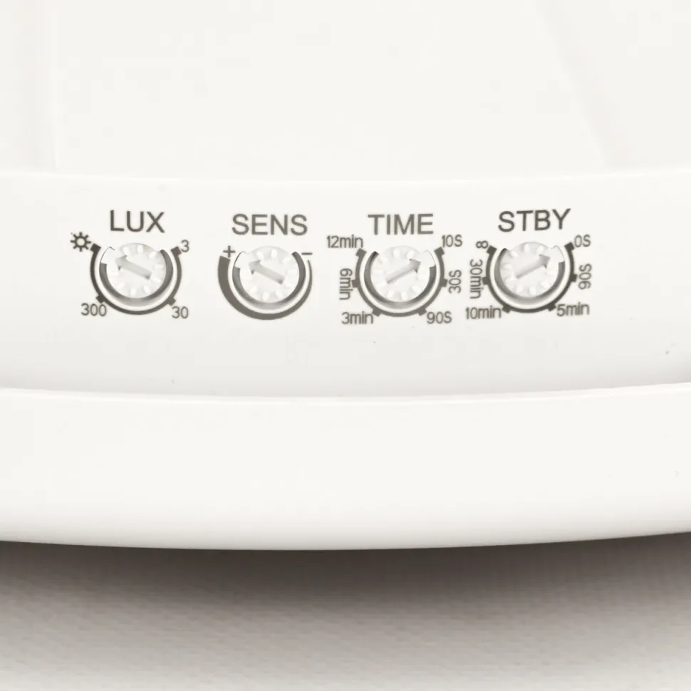 LED Deckenlampe Bewegungsmelder IP65 D: 26,5 cm rund Feuchtraum