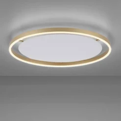 LED Deckenlampe dimmbar Ø58,5 cm 3650 lm in Messing