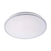 LED Deckenlampe in Chrom IP44 Ø49 cm 2500 lm blendarm