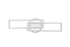 LED Deckenlampe in Nickel Dimmer Fernbedienung 4500 lm