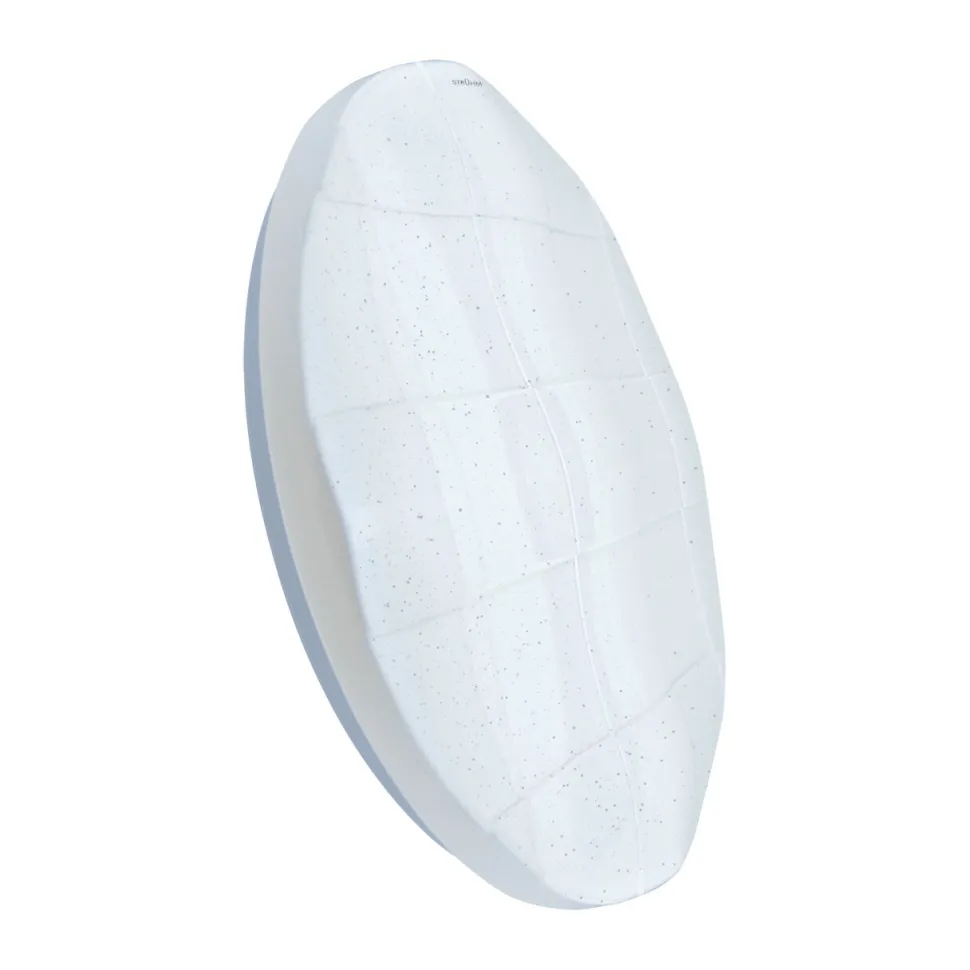 LED Deckenlampe IP44 rund Ø 48 cm Weiß Sternenhimmel