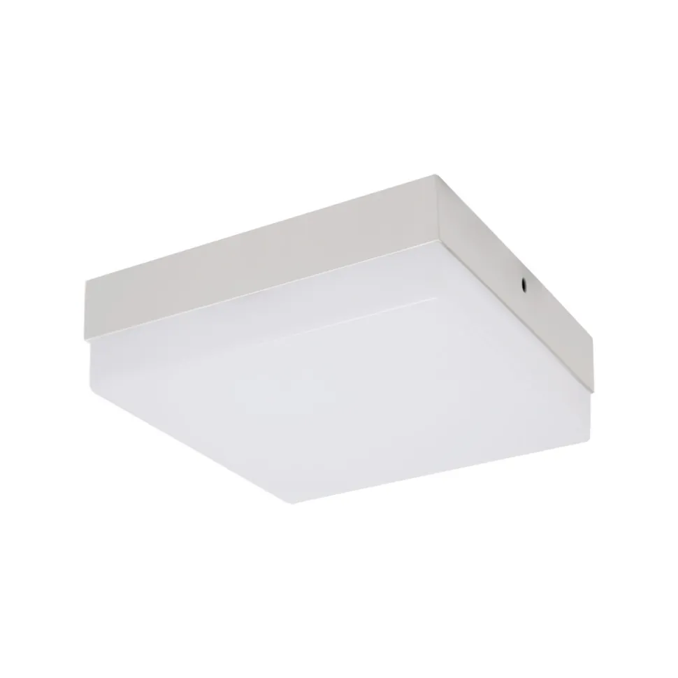 LED Deckenlampe klein B: 18 cm quadratisch 4000 K 2040 lm Weiß