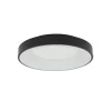 LED Deckenlampe Metall Ø48 cm Schwarz blendarm wohnlich