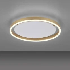 LED Deckenlampe Metall Ø39,3 cm 20 W dimmbar in Messing