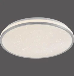 LED Deckenlampe Nachthimmel Silber Ø38 cm 20 W dimmbar
