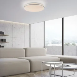 LED Deckenlampe Nachthimmel Silber Ø38 cm 20 W dimmbar