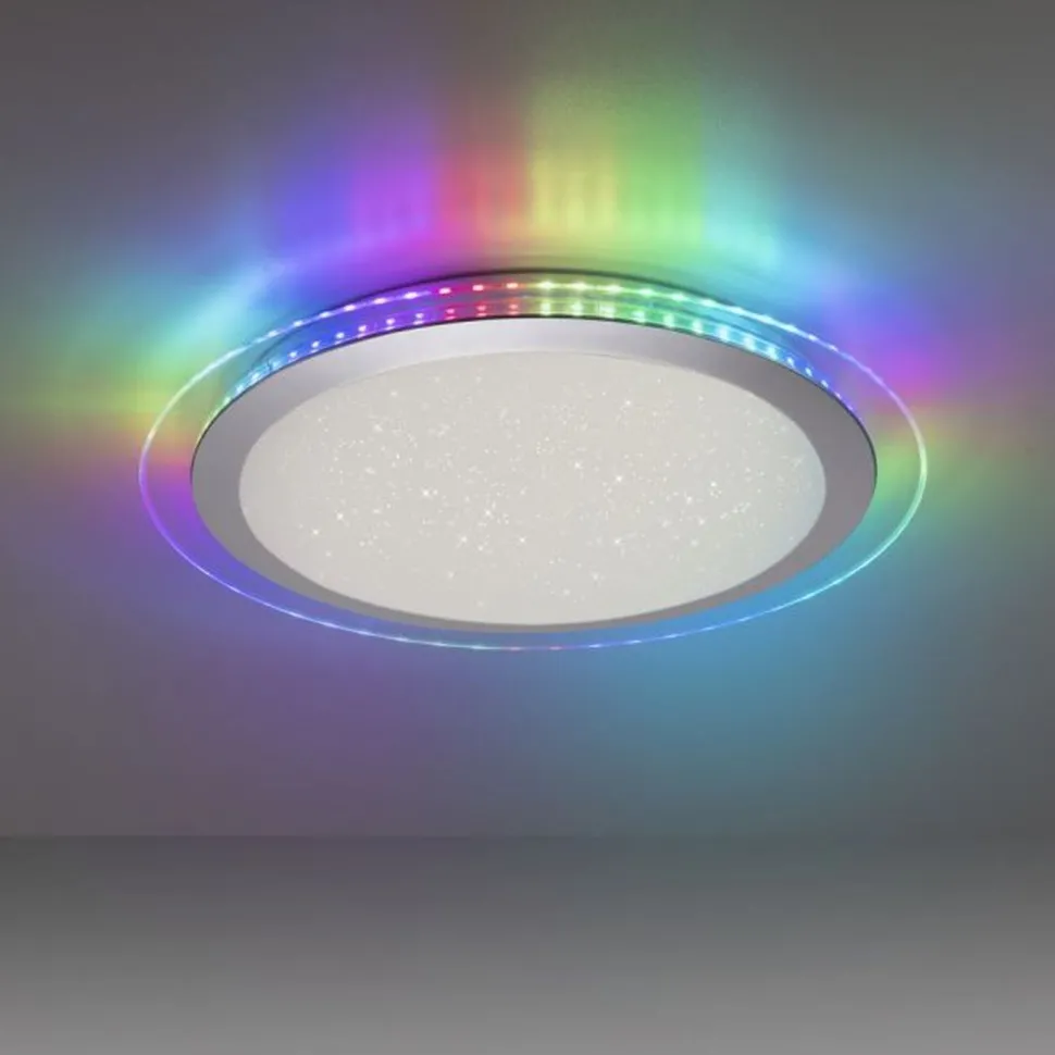 LED Deckenlampe Rainbow RGB Dimmer Ø45 cm Fernbedienung