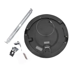 LED Deckenlampe rund D: 16,7 cm Aufputz Unterputz Schwarz