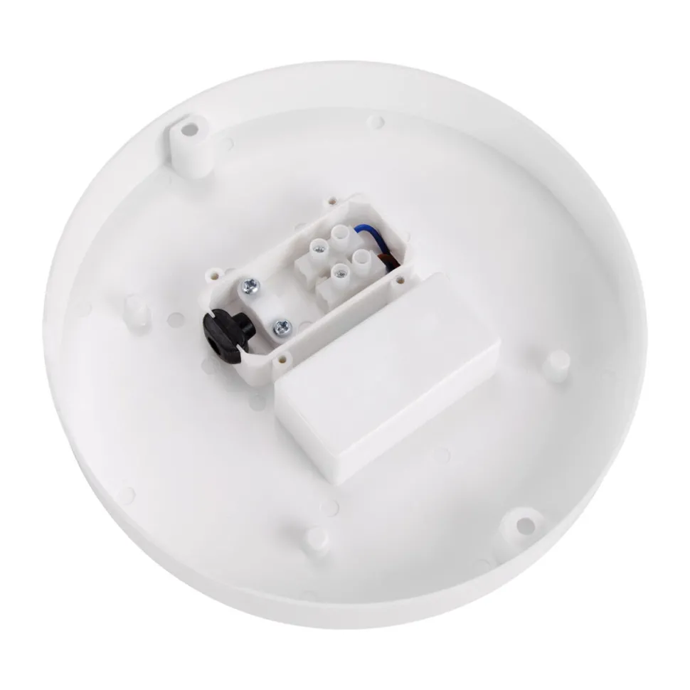 LED Deckenlampe rund klein D: 16 cm IP65 Weiß außen Feuchtraum