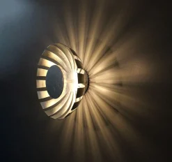 LED Deckenlampe Silber 3000K rund FLARE