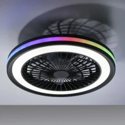 LED Deckenlampe Ventilator Fernbedienung RGB dimmbar