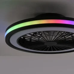 LED Deckenlampe Ventilator Fernbedienung RGB dimmbar