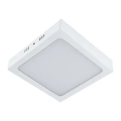 LED Deckenleuchte 30 cm breit Weiß eckig 4000 K Zeitlos