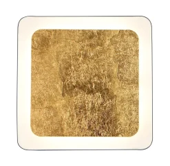 LED Deckenleuchte Aluminium Gold Schwarz 3000 K B:25 cm