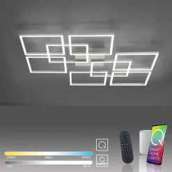 LED Deckenleuchte Farbtemperaturwechsel 58 W in Stahl