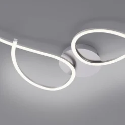 LED Deckenleuchte flexibel Stahl Metall warmweiß 14 W