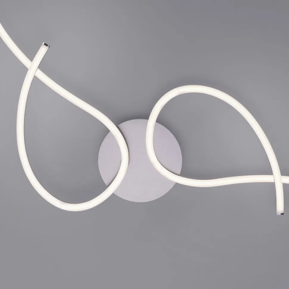 LED Deckenleuchte flexibel Stahl Metall warmweiß 14 W