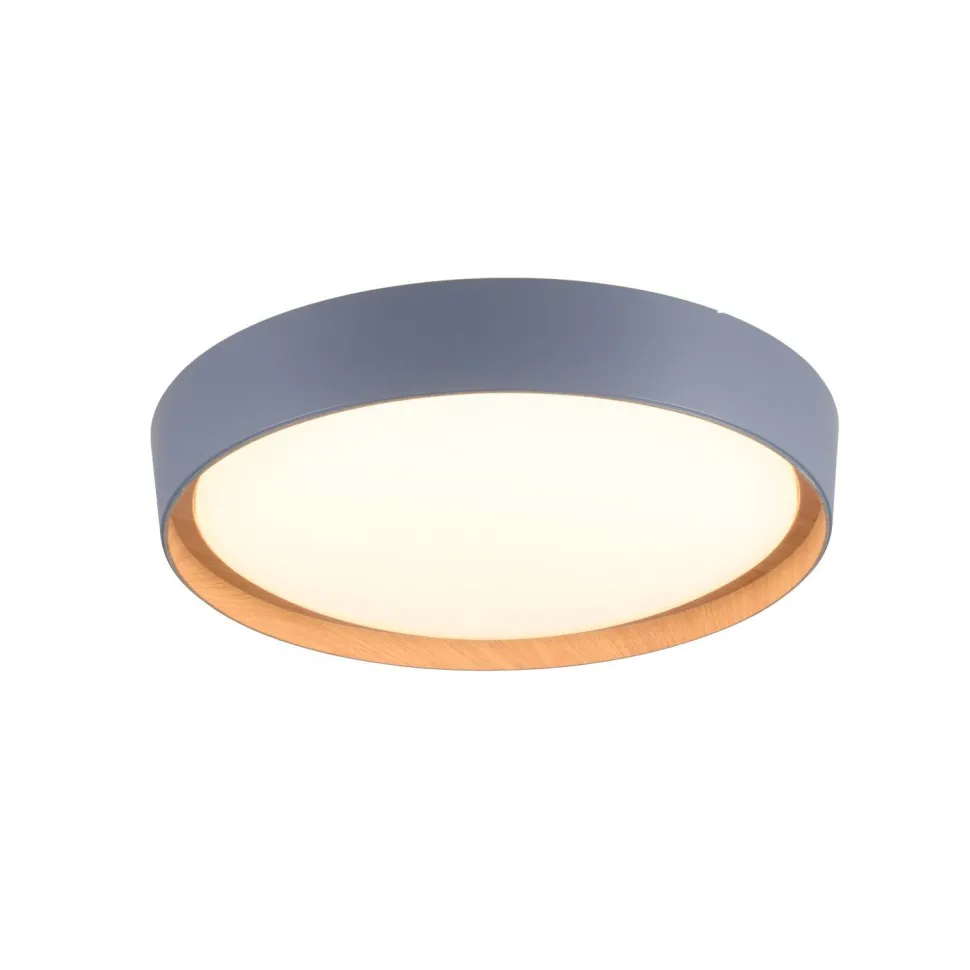 LED Deckenleuchte Grau Natur Ø40 cm 3400 lm dimmbar