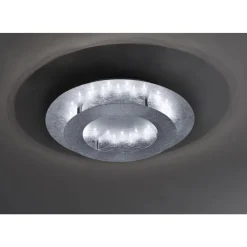 LED Deckenleuchte in Blattsilber Metall 18 W Ø40 cm