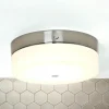 LED Deckenleuchte JANJA in Chrom IP44 Ø25cm Lampe