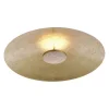 LED Deckenleuchte Metall dimmbar in Blattgold 3000 K
