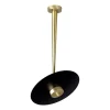 LED Deckenleuchte rund D: 30 cm in Bronze hell Schwarz