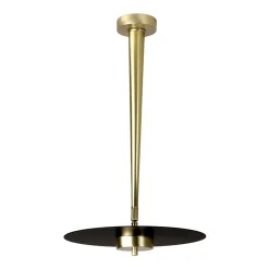 LED Deckenleuchte rund D: 30 cm in Bronze hell Schwarz