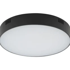 LED Deckenleuchte Schwarz Ø 21 cm 4000 K 3000 lm Modern
