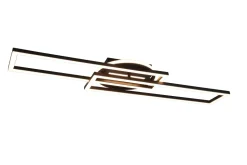 LED Deckenleuchte Schwarz Dimmer Fernbedienung 4500 lm