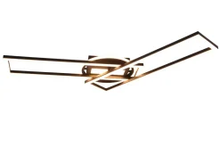LED Deckenleuchte Schwarz Dimmer Fernbedienung 4500 lm