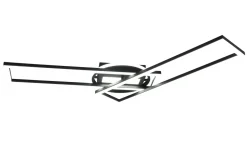 LED Deckenleuchte Schwarz Dimmer Fernbedienung 4500 lm