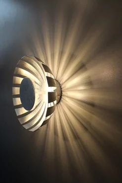 LED Deckenleuchte Silber 1100lm rund 26cm FLARE