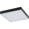 LED Deckenleuchte warmweiß 3000 K 4300 lm B: 30 cm Schwarz