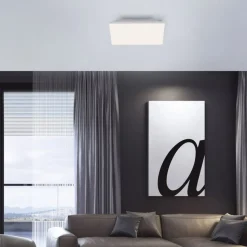 LED Deckenleuchte Weiß Dimmer 20 W Fernbedienung