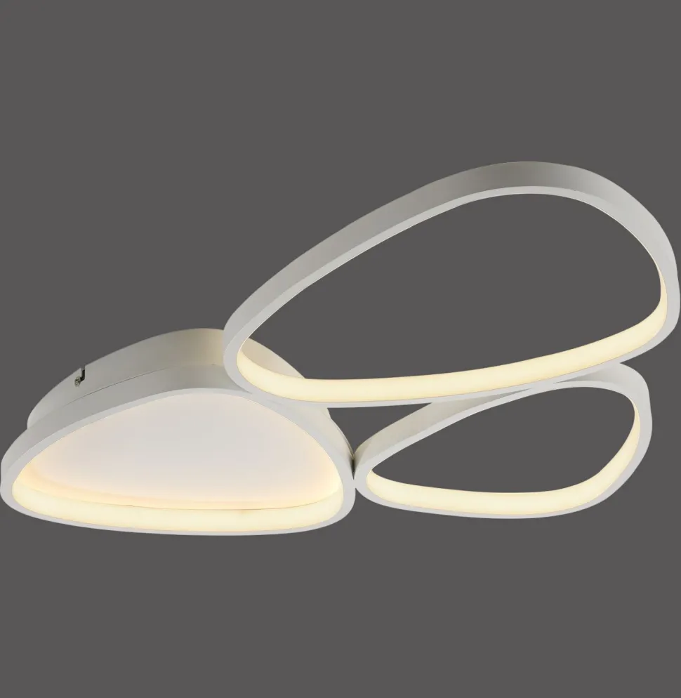 LED Deckenleuchte Weiß Metall 3000 K 3800 lm L:69,5 cm