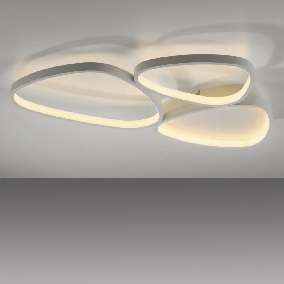 LED Deckenleuchte Weiß Metall 3000 K 3800 lm L:69,5 cm