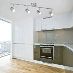 LED Deckenstrahler Chrom 3000 K 1459 lm Metall