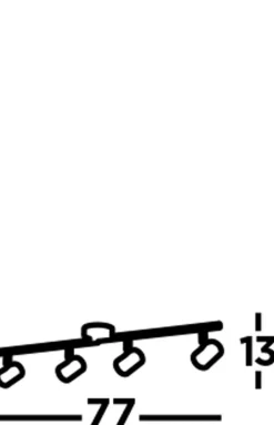 LED Deckenstrahler Chrom 3000 K 1459 lm Metall