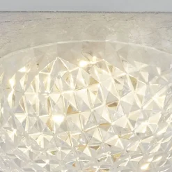 LED Einbauspot in Silber Metall B:18 cm 600 lm Decke