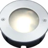 LED Einbaustrahler Aluminium IP67 rund Ø12 cm Nickel