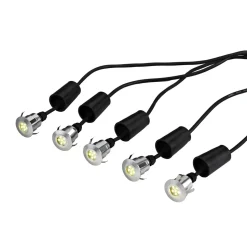 LED Einbaustrahler außen 5-fach IP54 Aluminium