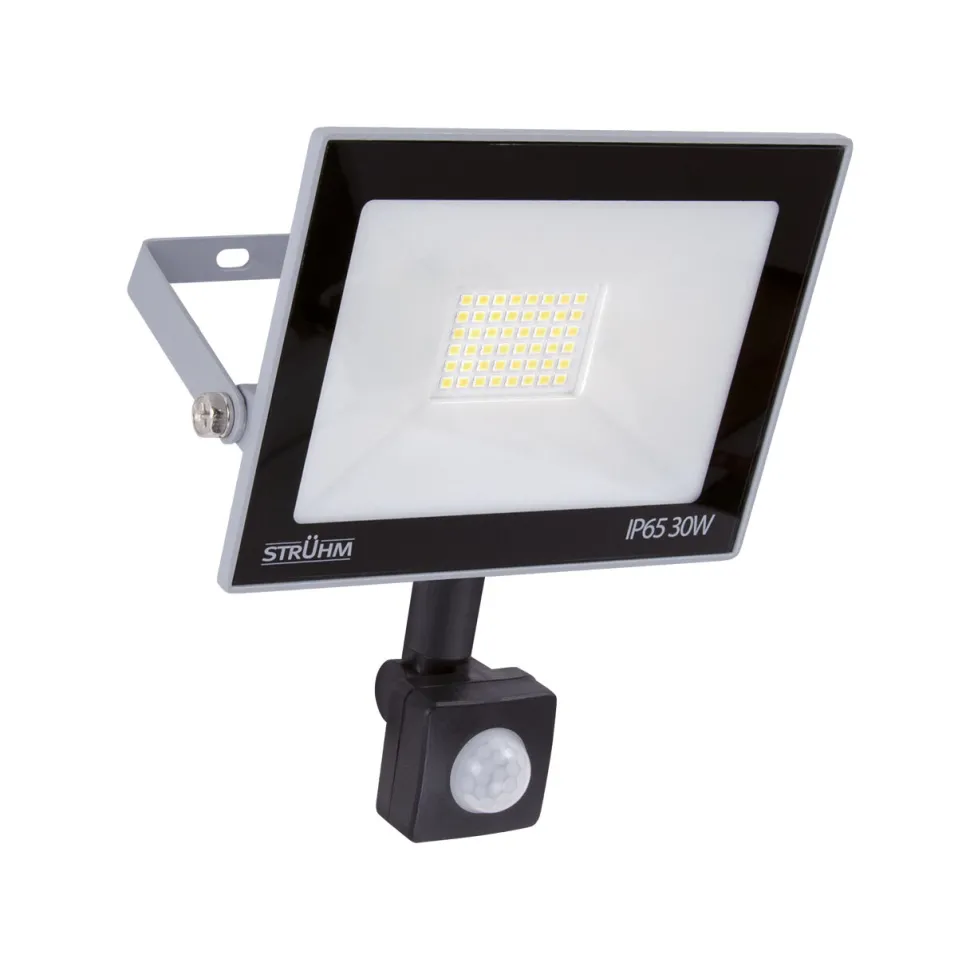 LED Flutlichtstrahler mit Bewegungsmelder 6200 K 2600 lm IP65