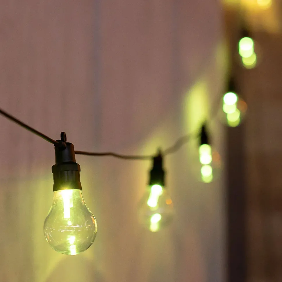 LED Girlande außen Farbwechsel Fernbedienung Stecker 5m