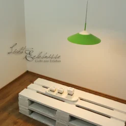 LED Hängelampe Grün Retro Design blendarm