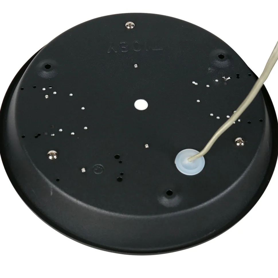 LED Hängelampe rund Schwarz B:60 cm 50 W 2700 K elegant