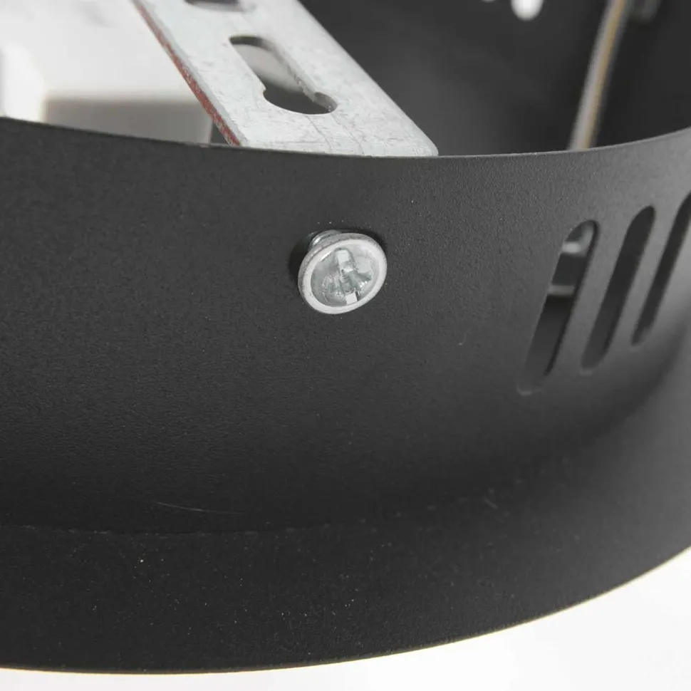 LED Hängelampe Schwarz Ø60 cm rund 42 W 2700 K stilvoll