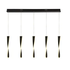 LED Hängelampe Schwarz B: 100 cm 3000 K 1052 lm dimmbar